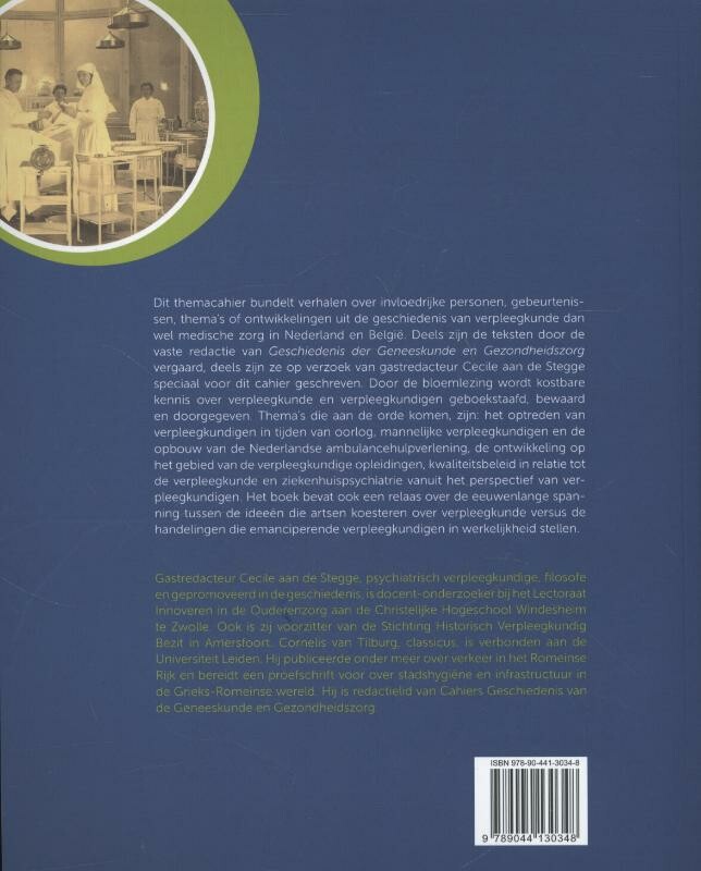 Helpen en niet schaden / Geschiedenis van de Geneeskunde en Gezondheidszorg / 1 achterkant