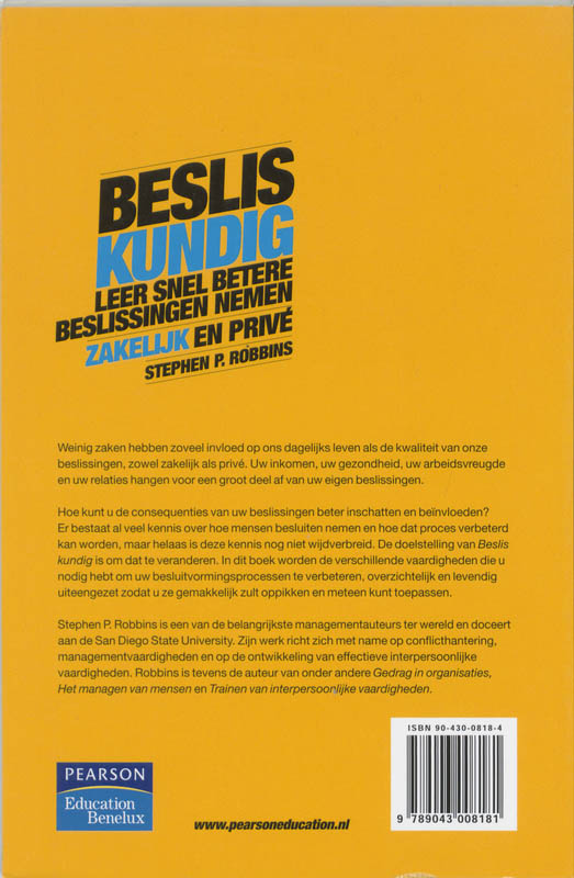Beslis Kundig achterkant