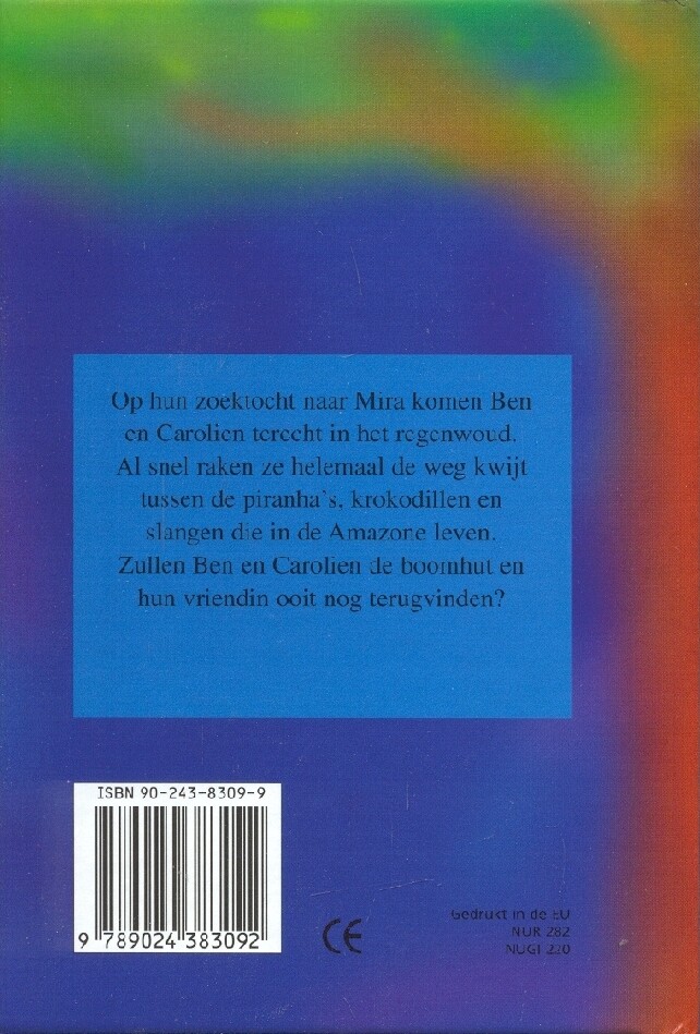 Verdwaald in het Amazonewoud / Reis door de tijd met de magische boomhut / 6 achterkant