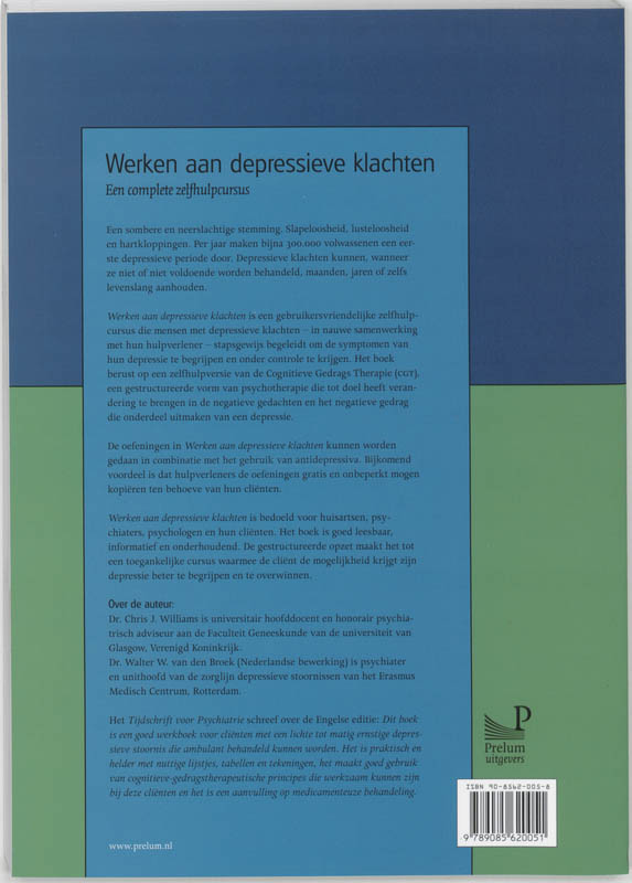 Werken Aan Depressieve Klachten achterkant