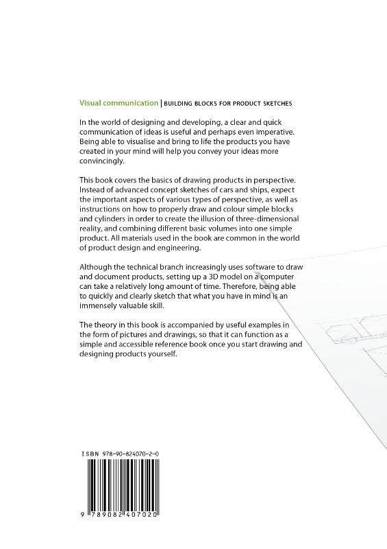 Building blocks for product sketches / Visual communication achterkant