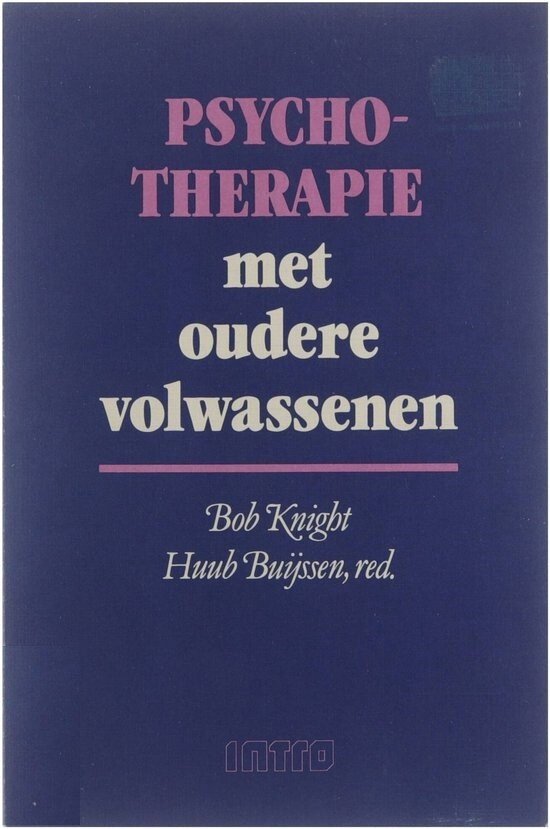 Psychotherapie Met Ouderen