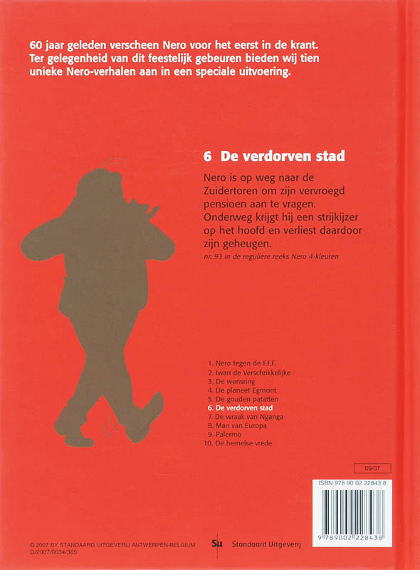 Nero 60  De verdorven stad - Marc Sleen achterkant