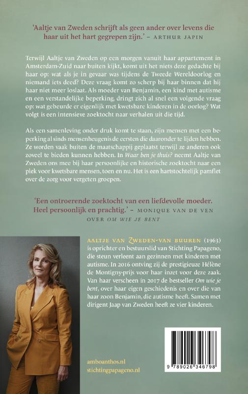 Waar ben je thuis? Waar ben je thuis? achterkant