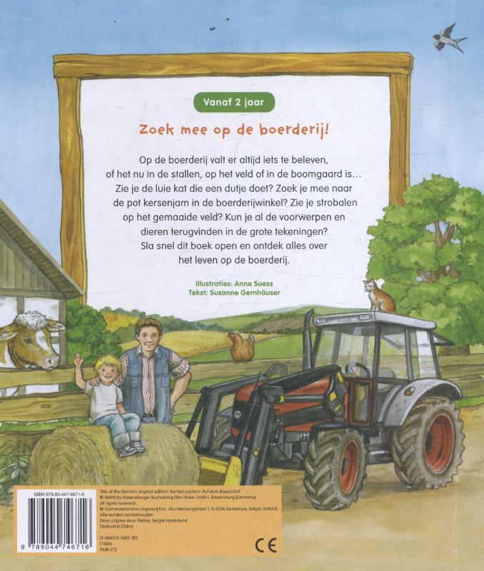 Mijn allereerste zoekboek op de boerderij achterkant