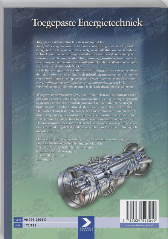 Toegepaste energietechniek Toegepaste energietechniek achterkant