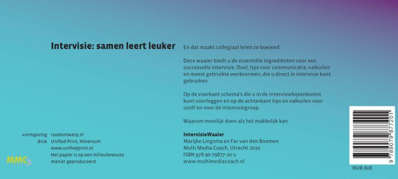 Intervisie Waaier achterkant