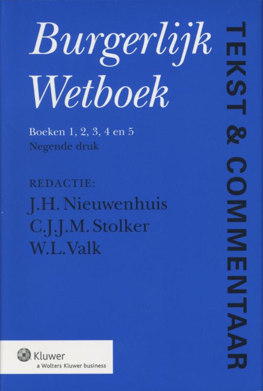 Tekst & Commentaar Burgerlijk Wetboek