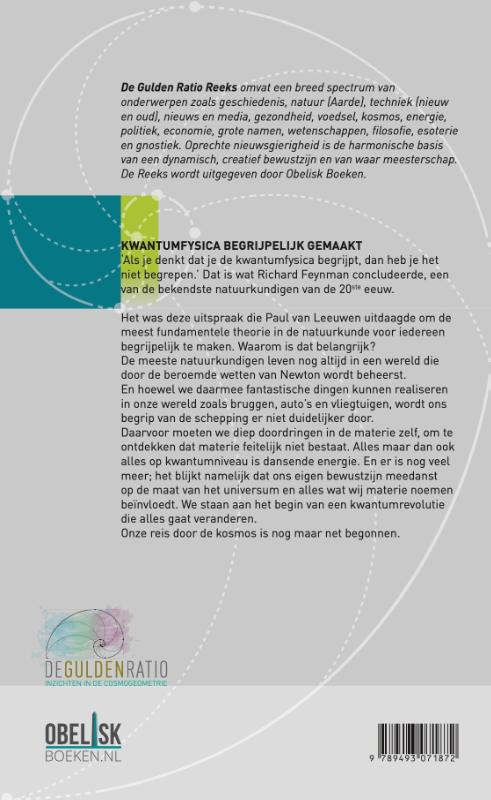Kwantumfysica begrijpelijk gemaakt / De Gulden Snede Reeks / 1 Kwantumfysica begrijpelijk gemaakt / De Gulden Snede Reeks / 1 achterkant