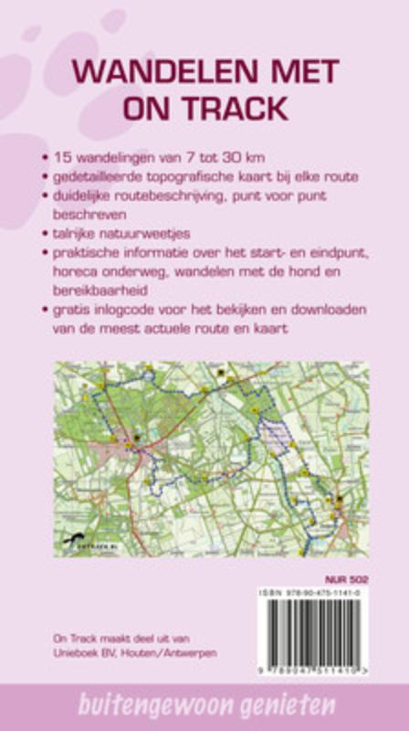 On Track / Drenthe Wandelroutes achterkant