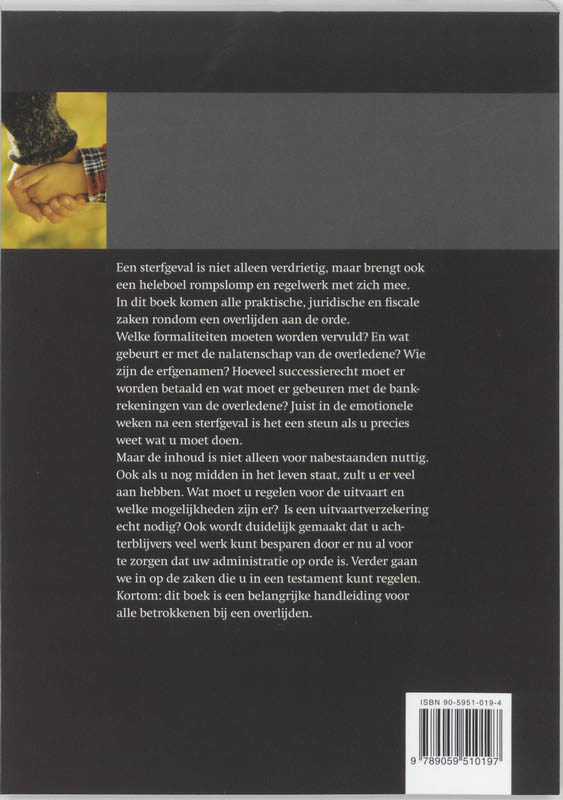 Overlijden achterkant