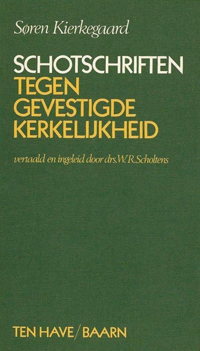 Schotschriften tegen gevestigde kerkelijkheid