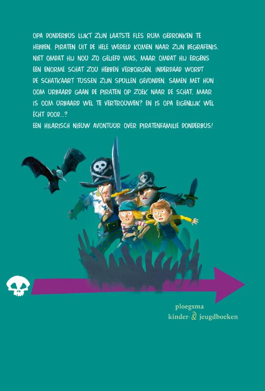 De piraten van hiernaast  -   De zombie van Zandwijk achterkant