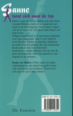 Sanne turnt zich naar de top / Sanne / 1 achterkant