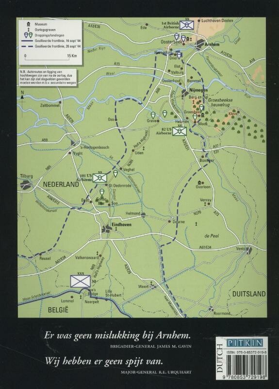 The Battle for Arnhem achterkant