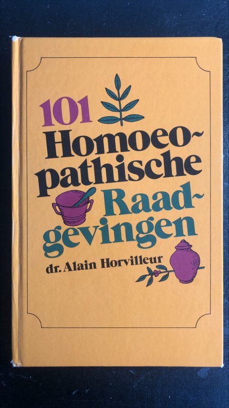 Honderdeen homoeopathische raadg. - Horvilleur