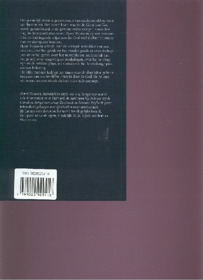 Hier en nu Hier en nu achterkant