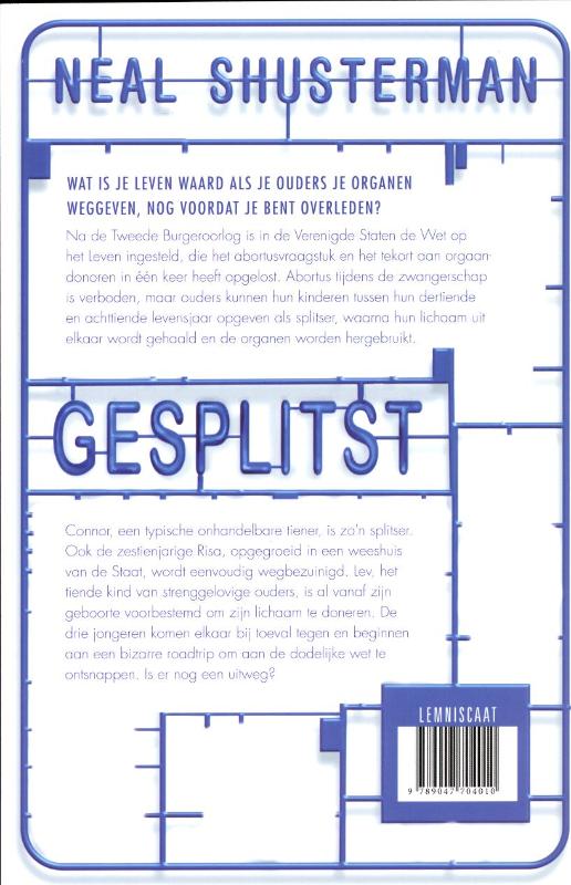 Gesplitst Gesplitst achterkant