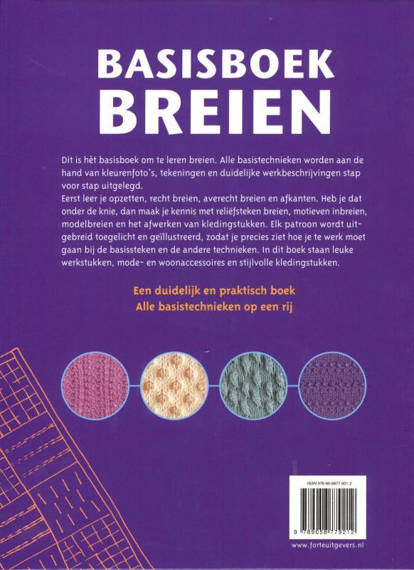 Basisboek breien achterkant