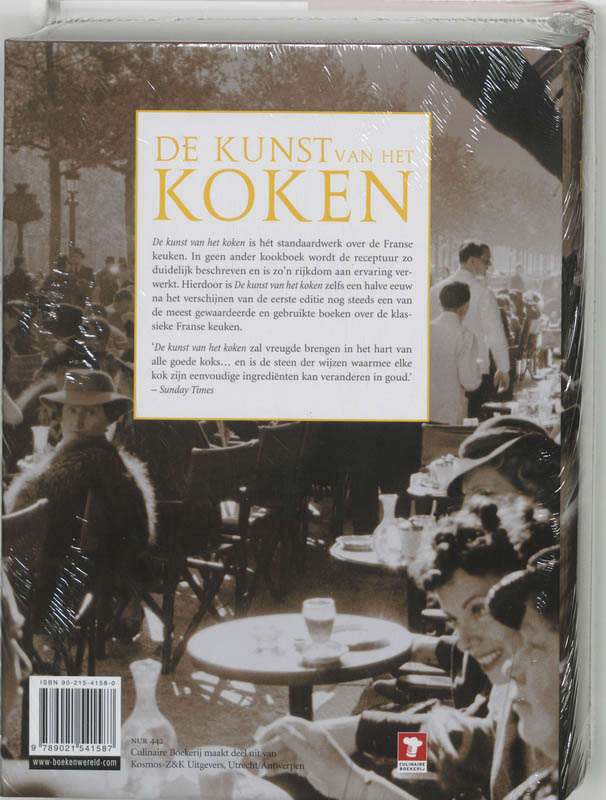 De kunst van het koken De kunst van het koken achterkant