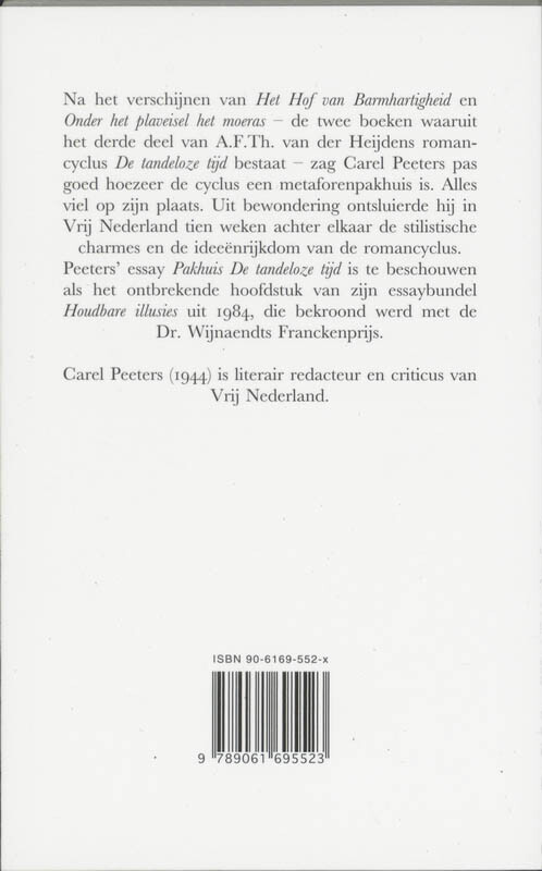 Pakhuis De tandeloze tijd achterkant