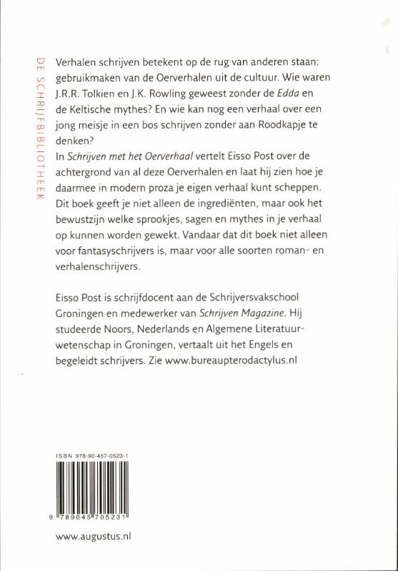 Schrijven met het oerverhaal / De schrijfbibliotheek achterkant