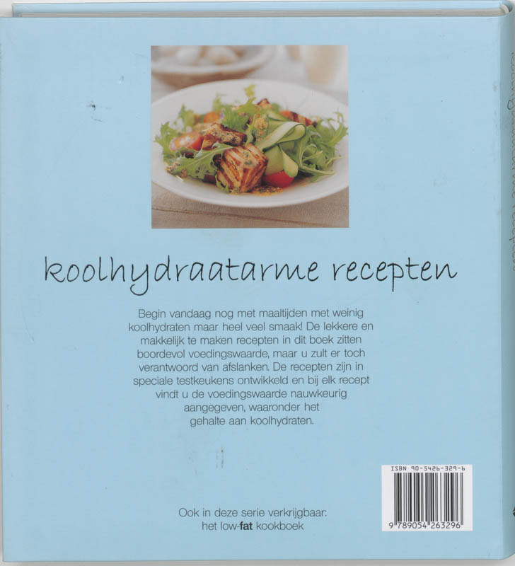 Het Low Carb Kookboek achterkant