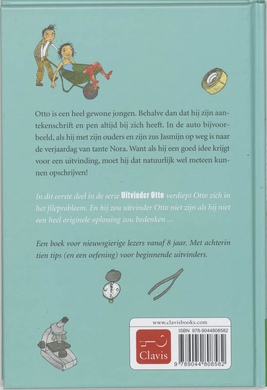 Uitvinder Otto En De Slakmobiel achterkant