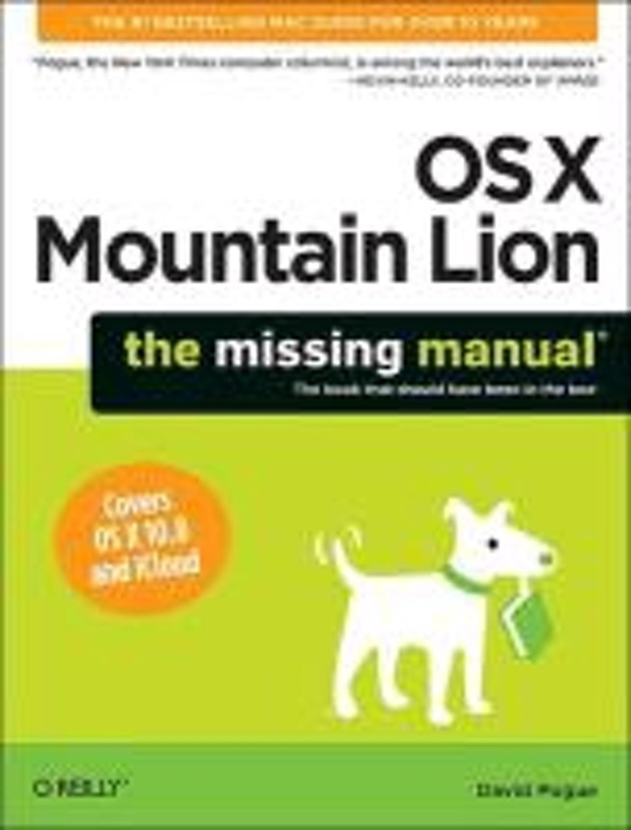 Mac OS X Mountain Lion Missing Manual