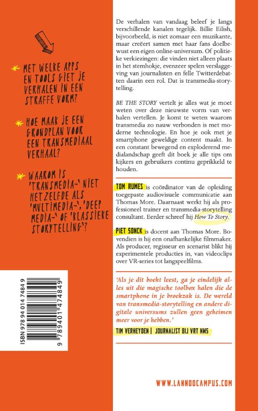 Be the story Be the story achterkant