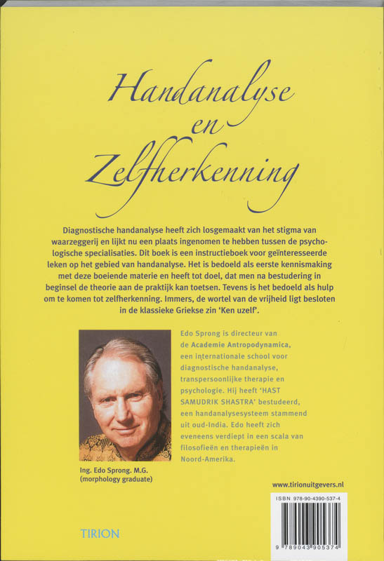 Handanalyse en zelfherkenning achterkant