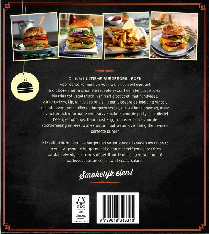 Het ultieme burger grillboek achterkant