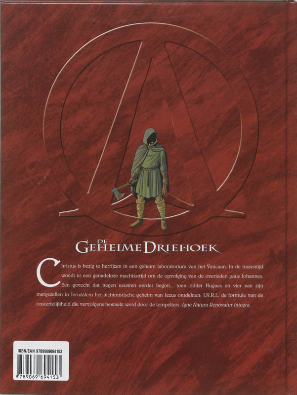 De rode lijst / De geheime driehoek INRI / 2 achterkant