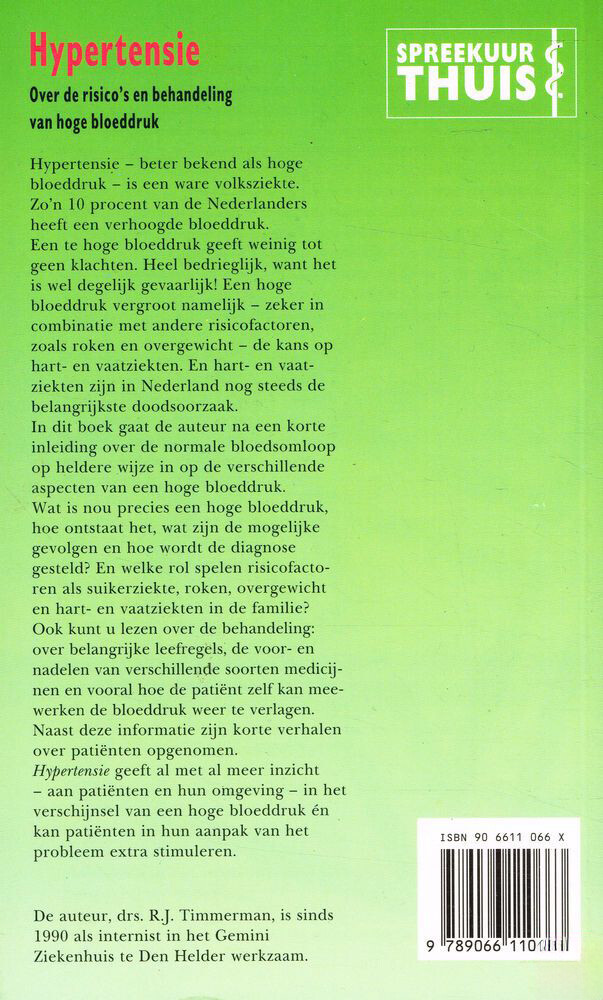 Hypertensie / Spreekuur thuis achterkant