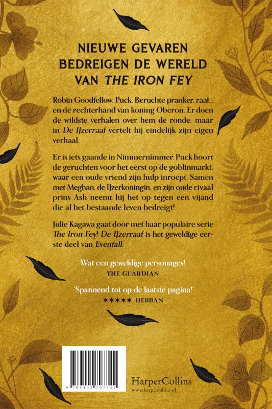 De IJzerraaf / The Iron Fey - Evenfall / 1 achterkant