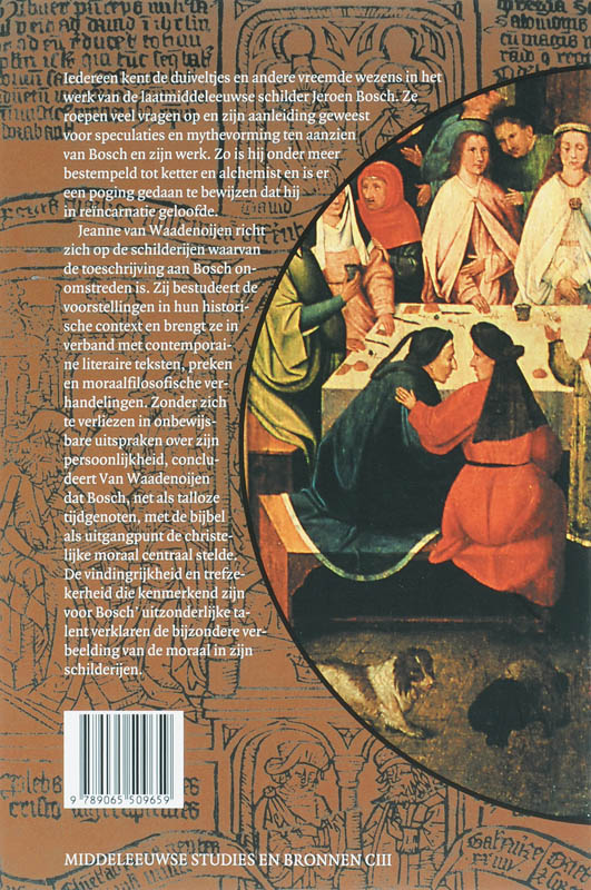 De 'geheimtaal' van Jheronimus Bosch / Middeleeuwse studies en bronnen / 103 achterkant