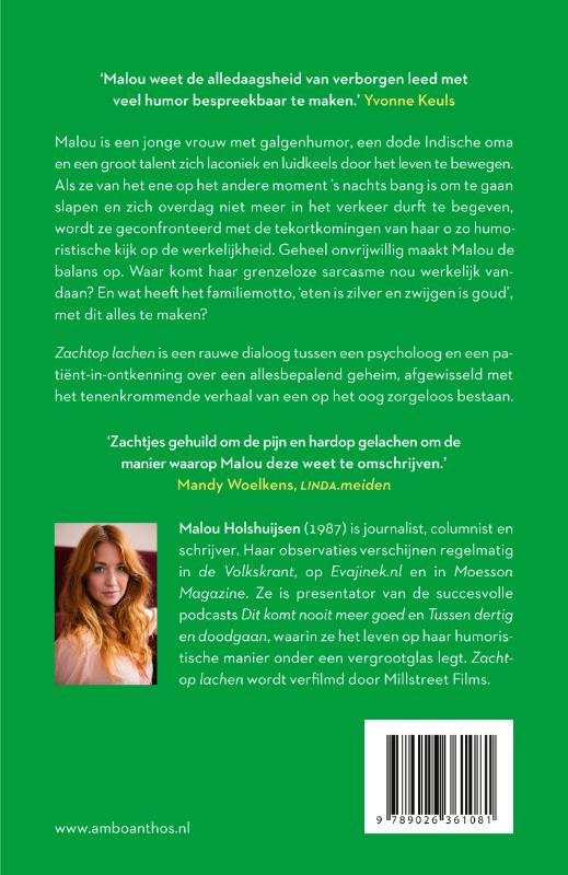 Zachtop lachen Zachtop lachen achterkant