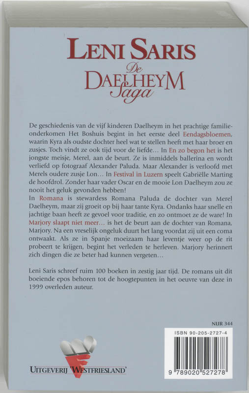 De Daelheym Saga achterkant