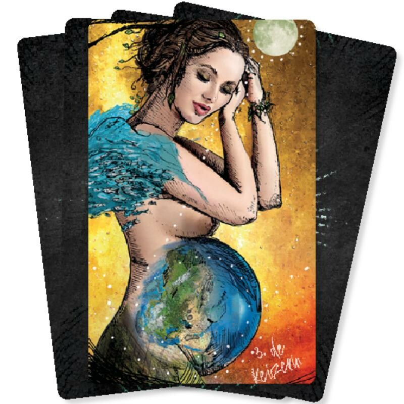 Het Lichtziener Tarot achterkant