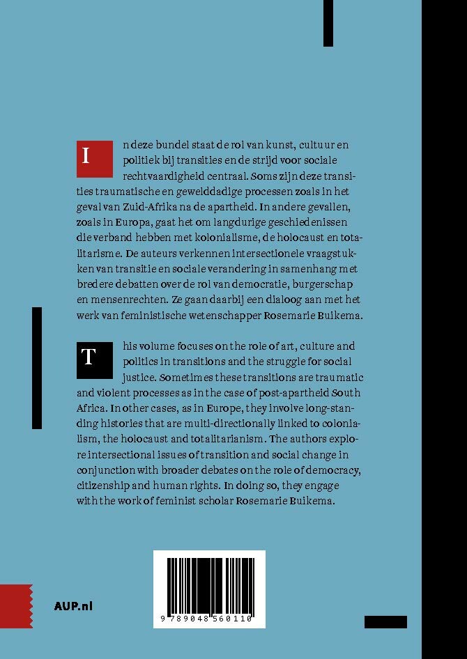 Transities in kunst, cultuur en politiek achterkant