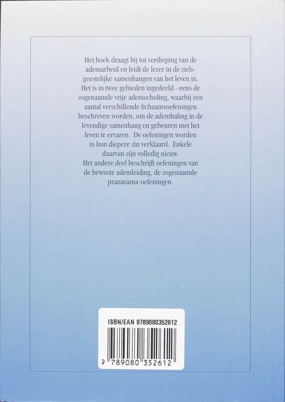 Harmonie in het ademen achterkant