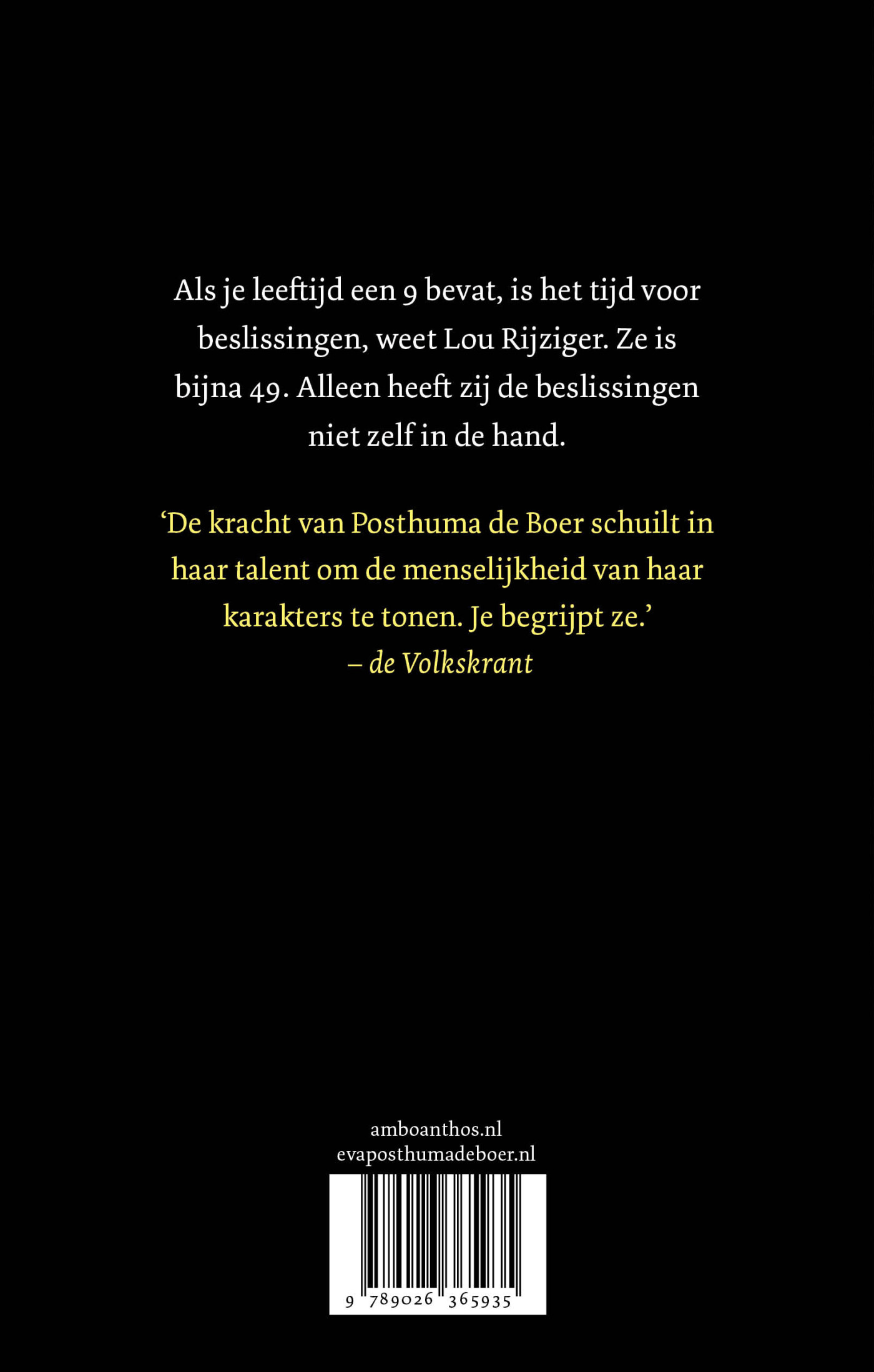 Omdat ik je zie achterkant