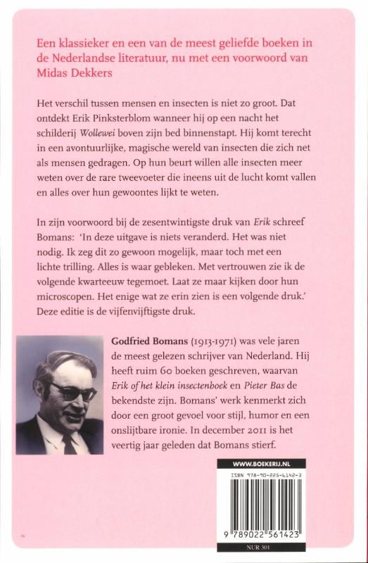 Erik of het klein insectenboek Erik of het klein insectenboek achterkant