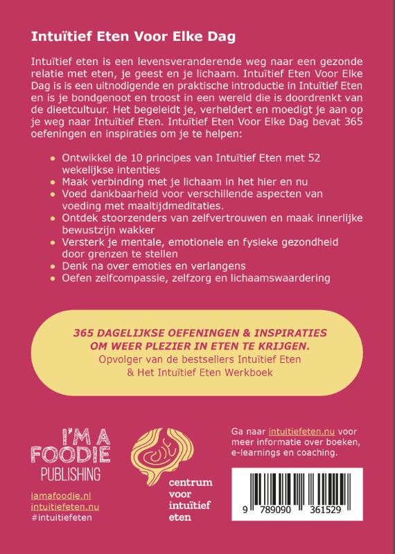 Intuïtief eten voor elke dag Intuïtief eten voor elke dag achterkant