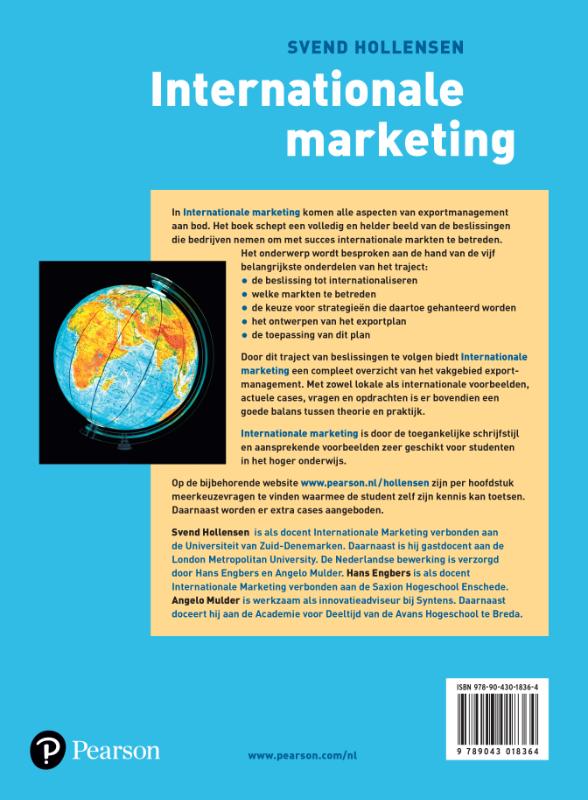 Internationale marketing Internationale marketing achterkant