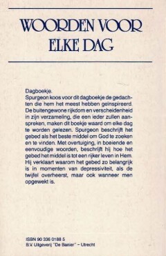 Woorden voor elke dag achterkant