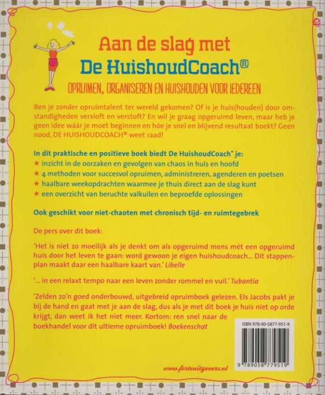 Aan de slag met de huishoudcoach achterkant