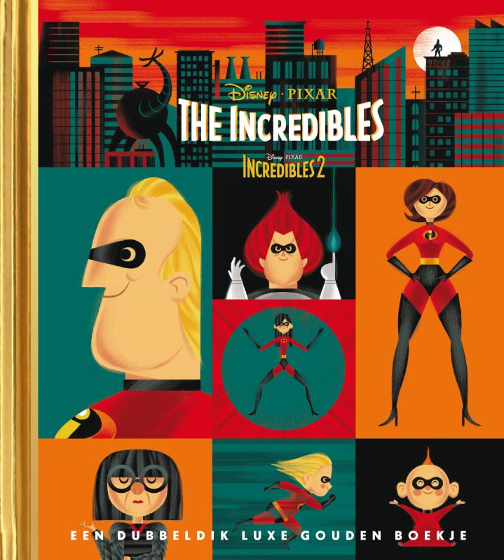 Disney Pixar The Incredibles / 1 & 2 / Gouden Boekjes