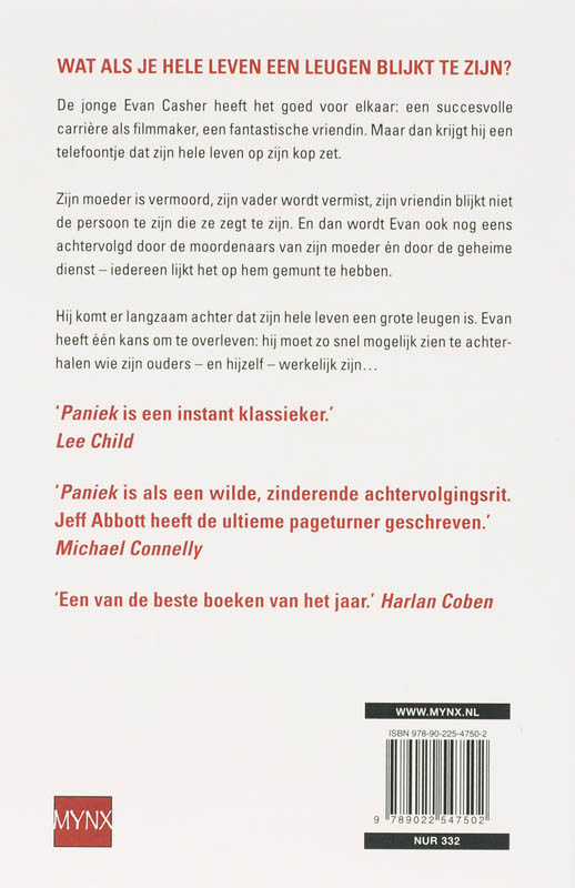 Paniek Paniek achterkant