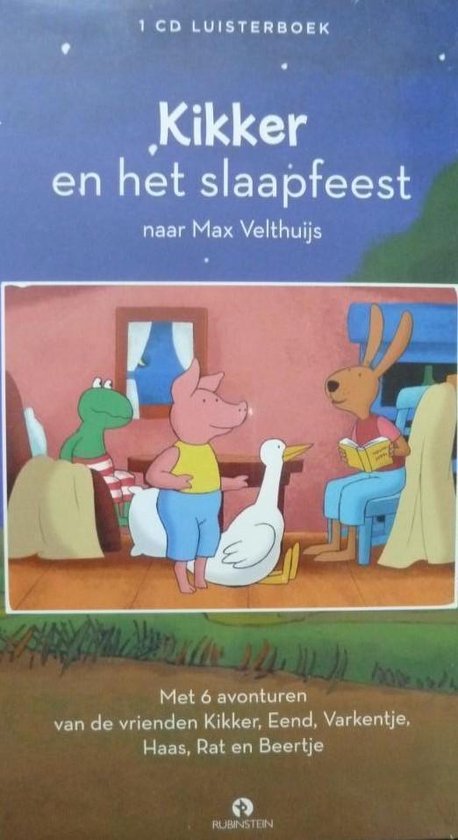 boekenbalie_9789047623854_cover Kikker en het slaapfeest - Max Velthuijs - 1 cd - luisterboek